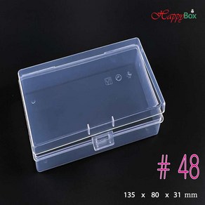 Happy Box 해피박스 휴대용 플라스틱 케이스 #48 다용도 정리 보관 박스 #48