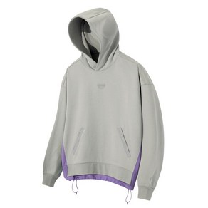 스위브 Side Woven Mix Hoodie Gey LSRSCTH105M