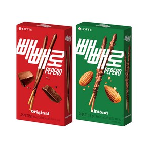 롯데 초코 빼빼로 46g+아몬드 빼빼로 32g, 30개