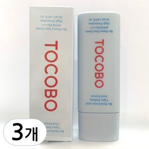 [토코보 본사] 토코보 바이오 워터리 선크림 SPF50+ PA++++, 50ml, 3개