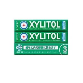 롯데 LOTTE 자일리톨 검 라임 민트 알갱이 타입 21g(14알) 3개 팩 [검] 일본 껌, 롯데 LOTTE 자일리톨 검 라임 민트 알갱이 타입 2, 21g