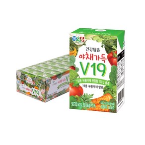 정식품 건강담은 야채가득 V19, 145ml, 48개