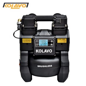 KOLAVO 콜라보 무선 컴프레샤 KOL-DA25 디월트 디지털3세대 저소음 2마력 5L 브러시리스 마끼다 보쉬 밀워키 유무선 겸용 하이브리드 콤프레샤