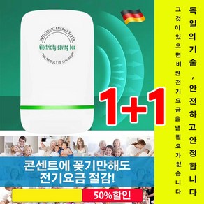 독일 가정용 고효율 스마트 전기절감기 ABS 난연 소재 에너지 절약 과전압 보호, (2+2)*스마트 전기절감기, 2개