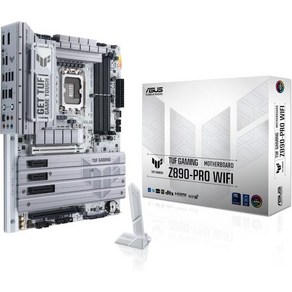 ASUS TUF 게이밍 Z890-PRO WiFi Z890 LGA 1851 ATX 마더보드 인텔® 코어™ 울트라 시리즈 2 레디 어드밴스드 AI PC-레디 16121 스테이지 D, 1개