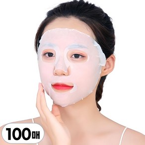 일회용 마스크팩 시트지 셀프팩 케어용, 100개
