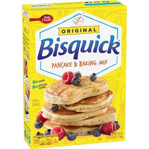 Pancake 421481 팬케이크 베티 크로커 비스퀴크 및 베이킹 믹스 1.18L40온스 팩 2.3L80온스 2팩, 2개