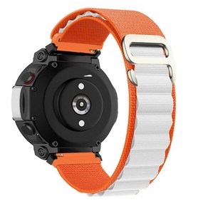 Huami Amazfit TREX 3/2 용 트레일 루프 나일론 스트랩 샤오미 TRex Po 2 Coea 울트라 스마트 워치 밴드, 15 Oange White, 04 TREX3, 01 CHINA