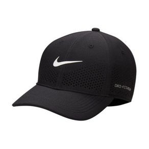 나이키 DRI-FIT ADV CLUB STRUCTURED SWOOSH CAP 스트랩 조절 모자, black, 1개