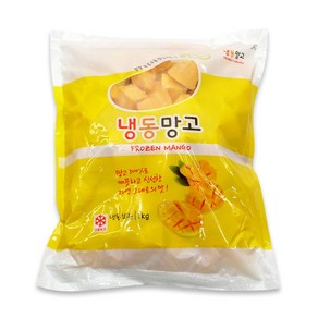 망고다이스 1kg 냉동과일 베트남산 빙수 샐러드 스무디, 1개