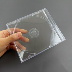 투명 CD DVD 공케이스_1P DIY 디스크정리 싱글 보관함, 상세 참조, 1개