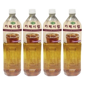 자연생각 희창 카페시럽, 4개, 1.5L