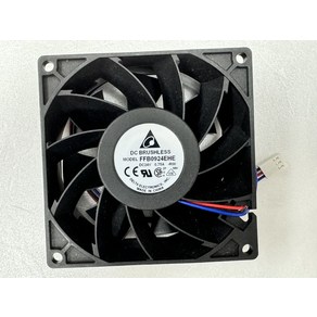 DELTA FFB0924EHE 24V 0.75A 9238 92x38mm 3선 델타 냉각팬 쿨러, 1개