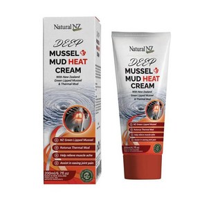 내추럴엔젯 초록입홍합 머드 히트 크림 Natual NZ Mussel Mud Heat Ceam, 200ml, 1개