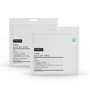 담백하루 담백한 BCAA 칼마 단백질 22g 14포(2주분) 식물성/동물성 단백질 분리유청단백, 담백하루 담백한 BCAA 칼마 단백질 22g 14포(2, 1개