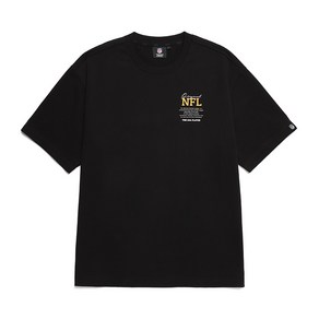 엔에프엘 F212UTS306 스타디움 티켓 숏 슬리브 티셔츠 BLACK