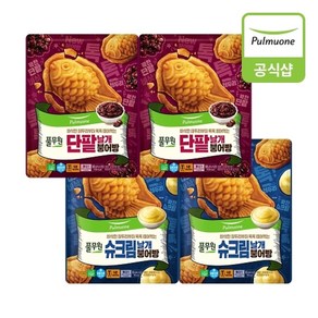 풀무원 [풀무원] 날개붕어빵 300g 단팥2개+슈크림2개