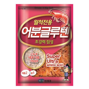 민물 낚시떡밥 대물낚시 전용 초강력 점성 토코 어분 글루텐 덕용 300g