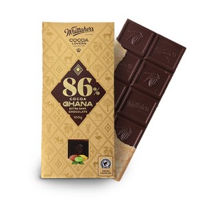 휘태커스 코코아 러버 다크 초콜릿 86%, 100g, 1개