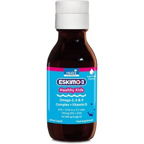 Nuti Advanced Eskimo-3 Healthy Kids Fish Oil 뉴트리 어드밴스드 에스키모 3 헬시 키즈 피쉬오일 105ml, 1개