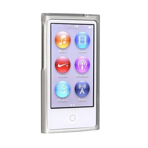 Apple iPod nano 7세대와 호환되는 TPU 고무 스킨 케이스 Frost Clear White