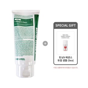 [Mdei-Peel 스킨이데아 정품] 그린 시카 콜라겐 클리어 + 토닝9 에센스 듀얼 샘플(5ea), 1개