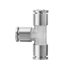 동일 304 스테인레스 스틸 원터치 에어 공압 피팅 퀵 커넥터 4MM 6MM 8MM 10MM 12MM 14MM 16MM, PE, 1개