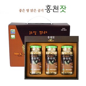 홍천군산림조합 강원도 홍천잣 (쇼핑백 포함), 150g, 3개