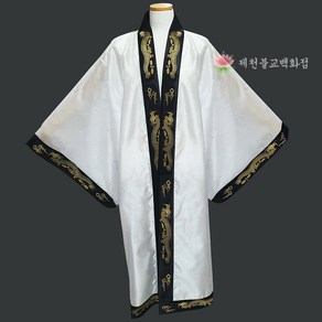 [S]신미견신복흰색도사도포 도사복, 단품, 1개