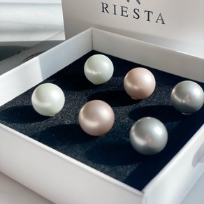 왕진주 15mm 14mm 스터드 귀걸이 Princess Pearl Stud Earring (Silver 925)