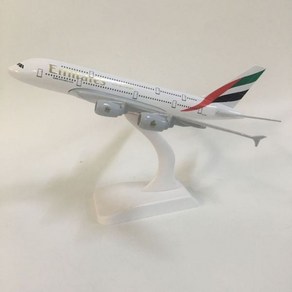 항공 747 비행기 모형 다이캐스트 18-20cm 비행기모형, 에미레이트 A380, 1개