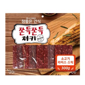 참좋은간식 대용량강아지간식 소고기라이스스틱 300g, 1개