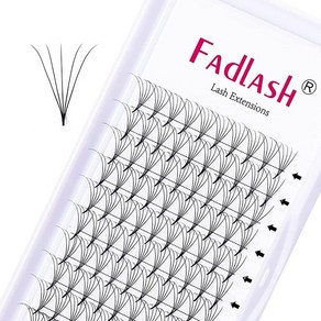 FADLASH 볼륨 속눈썹 연장 D 컬 8~20mm 미리 만들어진 팬 속눈썹 연장 3D/5D 0.10mm 볼륨 팬 용품 (5D-0.10-D 13mm), 5D-0.10-D_10mm, 1개