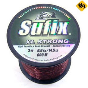 라팔라 서픽스 엑스엘스트롱 600M/Sufix XL stong/민물 바다루어낚시줄/대용량원줄/배스, 엑스엘스트롱_4.0호