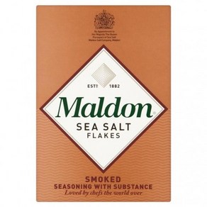 Maldon 스모크 씨 솔트 바다소금 플레이크 125g