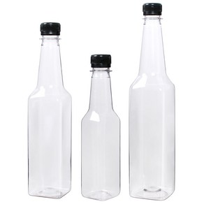 사각 와인 페트병 BN 더치커피병 와인병, 250ml, 1개