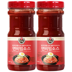 백설 면비빔소스, 2개, 890g