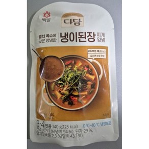 CJ 다담 냉이된장찌개양념, 1개, 140g