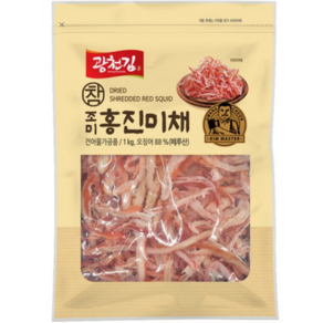 백앤 광천김 참 조미 홍진미채 1kg 1개