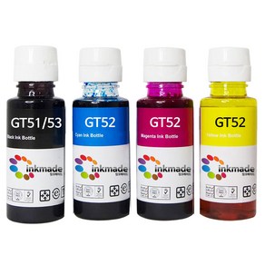 GT51 GT52 GT53 호환잉크 4색세트 GT5810 GT5820 M0H57AA M0H54AA M0H55AA M0H56AA SMART TANK 515 500 530, 1개