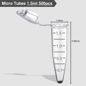 파티복닷컴 마이크로 캡튜브 1.5ml, 500개