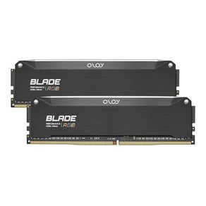 OLOy DDR4 RAM 32GB (2x16GB) 블레이드 오라 싱크 RGB 3600 MHz CL18 1.35V 288핀 데스크탑 게이밍 메모리 (MD4U1636181BRWDE), 2개