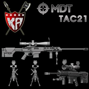 Kingarms (하비라이프) MDT TAC21 - BK | Limited Edition 서바이벌 스나이퍼건