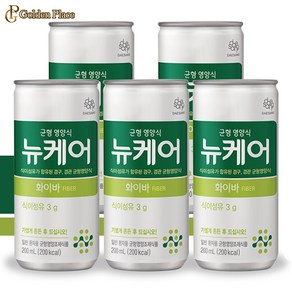 뉴케어 화이바 200ml 5캔 경관영양식 식이섬유 환자 D, 5개