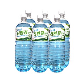 유니켐 친환경 에탄올워셔액, 6개, 1.8L