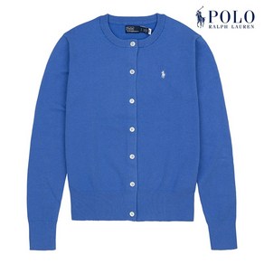 [POLO RALPH LAUREN] 폴로 랄프로렌 여성 코튼 블렌드 가디건 블루