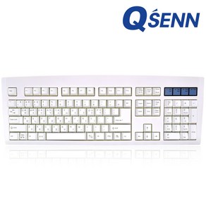 QSENN DT35 106 가스켓 유무선 기계식 키보드 화이트 민트축 V1