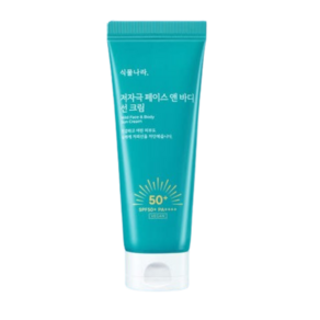 식물나라 산소수페이스앤바디 저자극 선크림 SPF50+ PA++++, 1개, 150ml