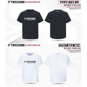 [Ticoe] 트리코어 2024 기획티셔츠 코튼라이크기획티셔츠 화이트&블랙컬러 배드민턴&탁구&스쿼시&테니스&볼링&스포츠&라온스포츠