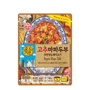 오즈키친 오뚜기 고추마파두부, 3개, 180g